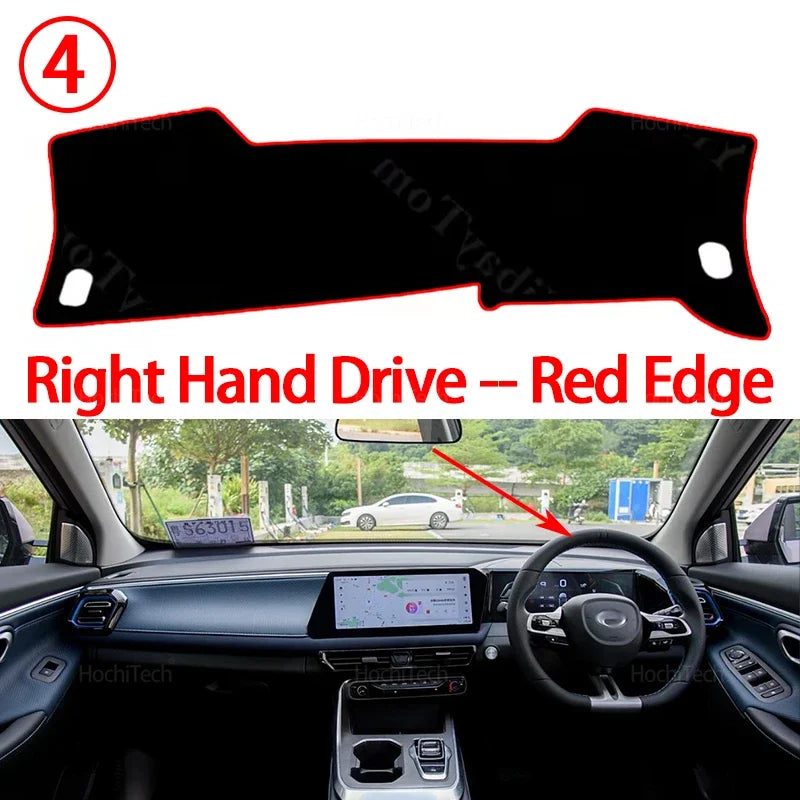 Dash Mat Sun Shade Anti-UV Carpets Car Accessories Car Dashboard Cover for GAC Motor Trumpchi GS3 Emzoom II 2023 2024