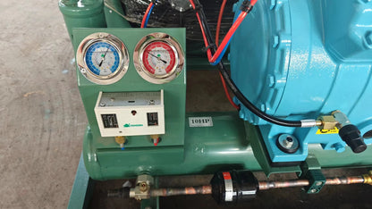 New Walk-In Freezer Condensing Unit with Energy-Saving Compressor Motor Automatic Hotel Refrigeration Systems