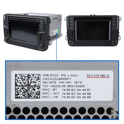 6.5-Inch 6.33-Inch Replacement LCD Screen TDO-WVGA0633F00045 WVGA0633F00039 For VW STD2 MIB 200 682 680 684 Discover Car Radio