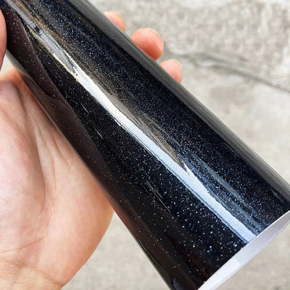 20/30/50CM*100/200CM Pearl Glossy Black white Glitter Vinyl diamond Adhesive Decal Car Wrap Foil with Air Release Bubble Free