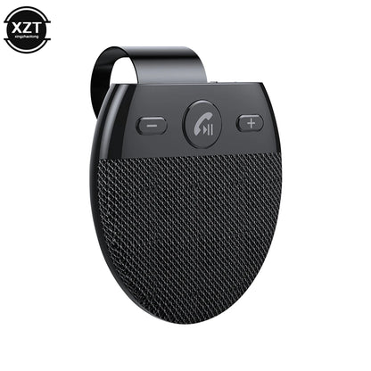 Car Bluetooth-Compatible V5.0 Wireless Vehicle Car Speakers Compatible Hands-free Car Kit BT MP3 Speaker Sun Visor Car Accessory