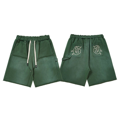 Hot New GOD High Street SPEED Men's Casual Shorts Embroidered Drawstring Loose Shorts High Quality Fast Shipping Fast Delivery