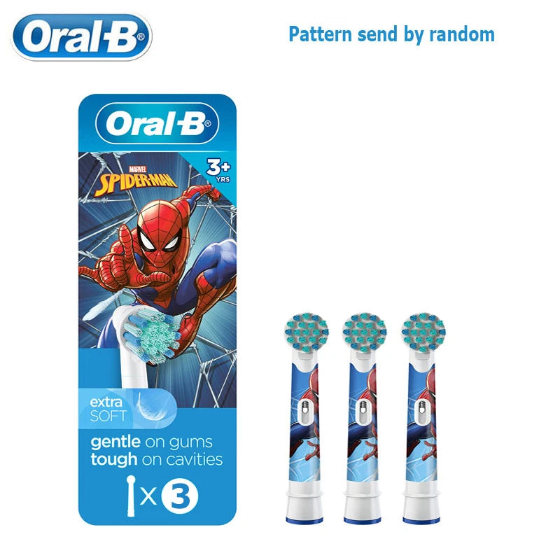 Oral B EB10 Toothbrush Heads for Kids Soft Bristle Electric Tooth Brush Replacement Refill Children's Teeth Cleaning Star Wars