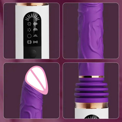 Automatic Thrusting Dildo for Women Remote Control Realistic Telescopic Vibrator With Suction Cup Sex Toys Adult Sex Machine