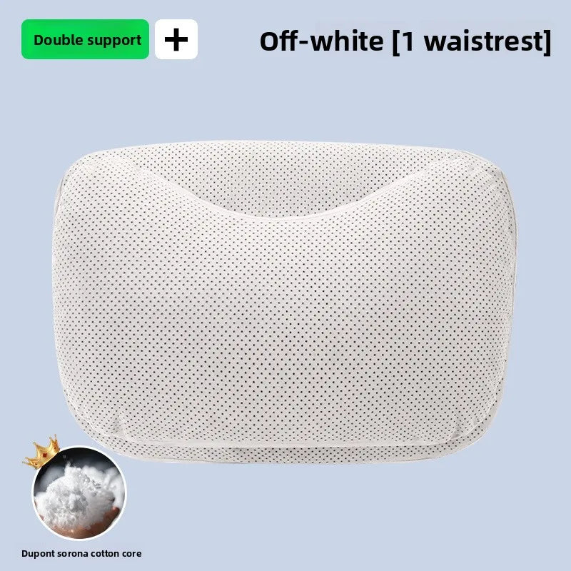 High Quality Universal SUV Car Headrest Cushion Car Seat Neck Pillow High-grade Leather Breathable Lumbar Support Car Pillow