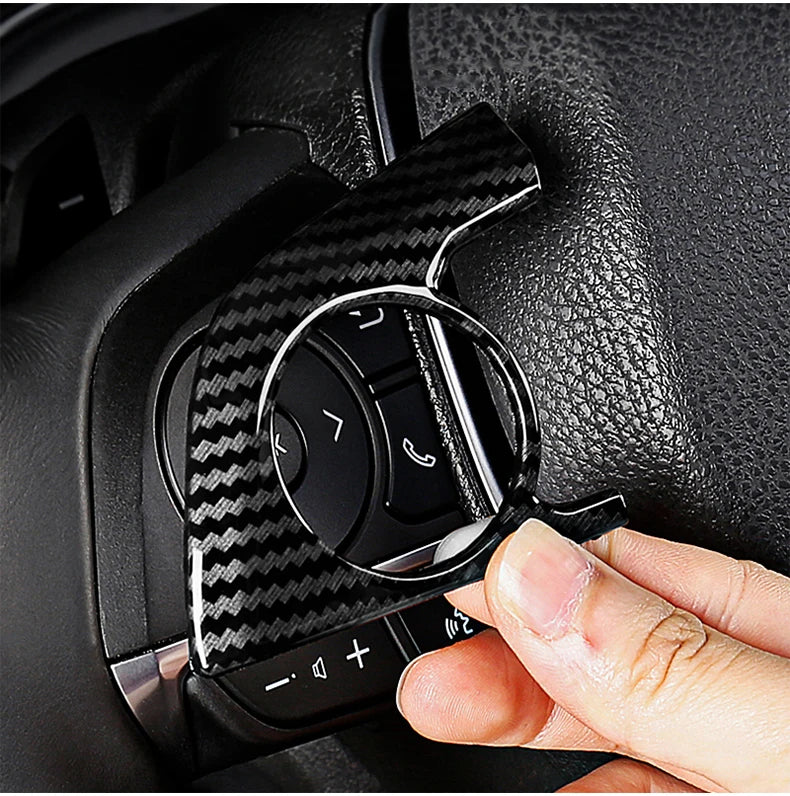 For Toyota Camry XV70 70 2018 2019 2020 2021 2022 2023 ABS Car Steering Wheel Button Panel Trim Cover Decorative Sticker