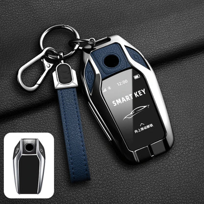LED Display Metal Car Key Case Holder Shell Cover For BMW 5 7 Series G11 G12 G30 G31 G32 I8 I12 I15 G01 G02 G05 G07 X3 X4 X5 X7