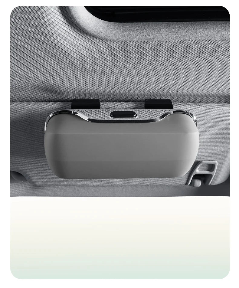 Car Emblem Sun Visor Glasses Case Sunglasses Storage Gift Box For Mercedes Benz AMG GLC W203 W206 W220 W205 W211 W212 W201 W210