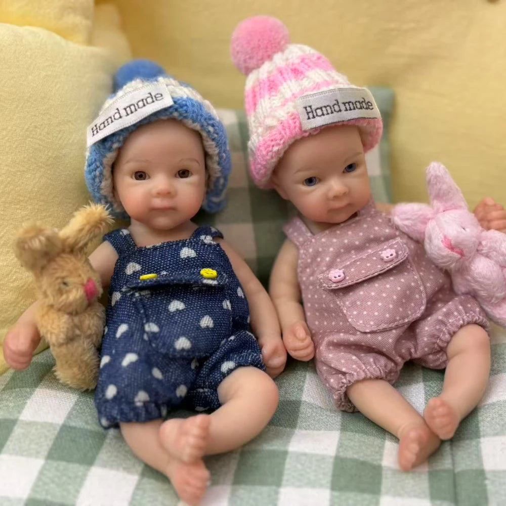 Aizwa1 6 Inch Bettie Silicone Reborn Doll Girl Or Boy Handma bebe reborn de silicona Newborn Doll For Birthday Gifts
