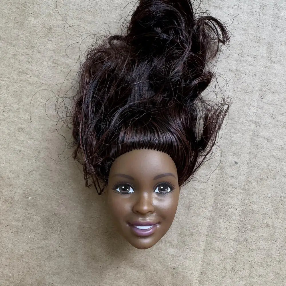1/6 Vintage Doll Heads Mermaid Racer Super Model Princess For 30cm Solid Male Female Children Playing Birthday Gifts
