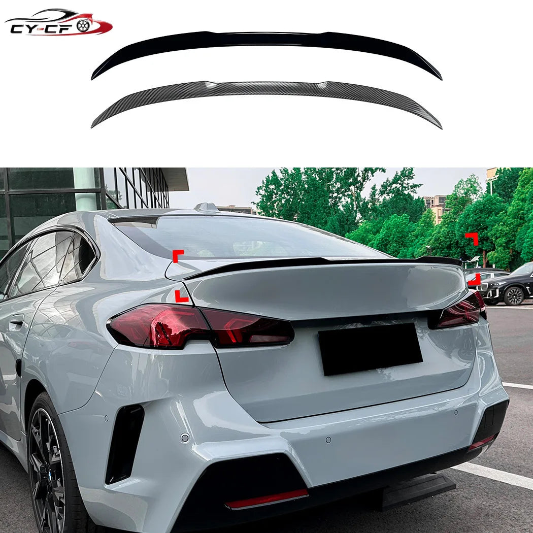 For BMW 2 series 218i 218d 220 220d 4-doors F74 MP style car Rear wing lip spoiler auto parts Paste installation 2024-2025