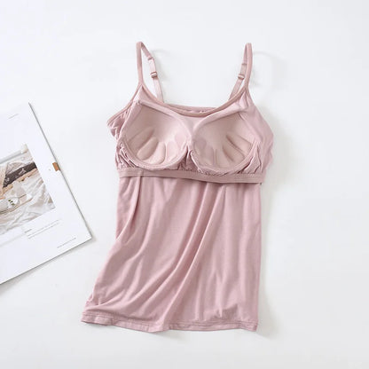 NHKDSASA Seamless Lingerie Women Vest Solid Crop Top Push Up Padded Bralette Woman Vest Basic Comfortable Soft Underwear 4XL