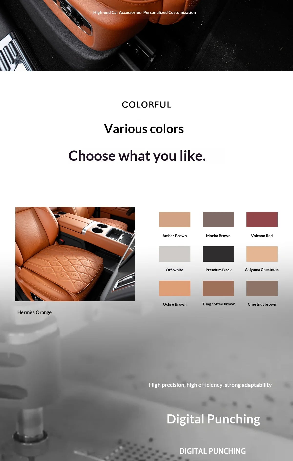 Wave style car seat cushion, creative accessory for car interior. Breathable and ventilated, suitable for all seasons