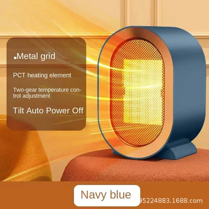 1200W Electric Heater Portable Desktop Fan Heater Heating Warm Air Blower Mini Radiator Home Office Warmer Machine for Winter