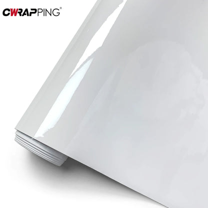 145cmx200cm Car Vinyl Wrap Hood Roof Cover for Car Tuning Accessories Custom Size Sticker Glossy White Auto Door Protective Film