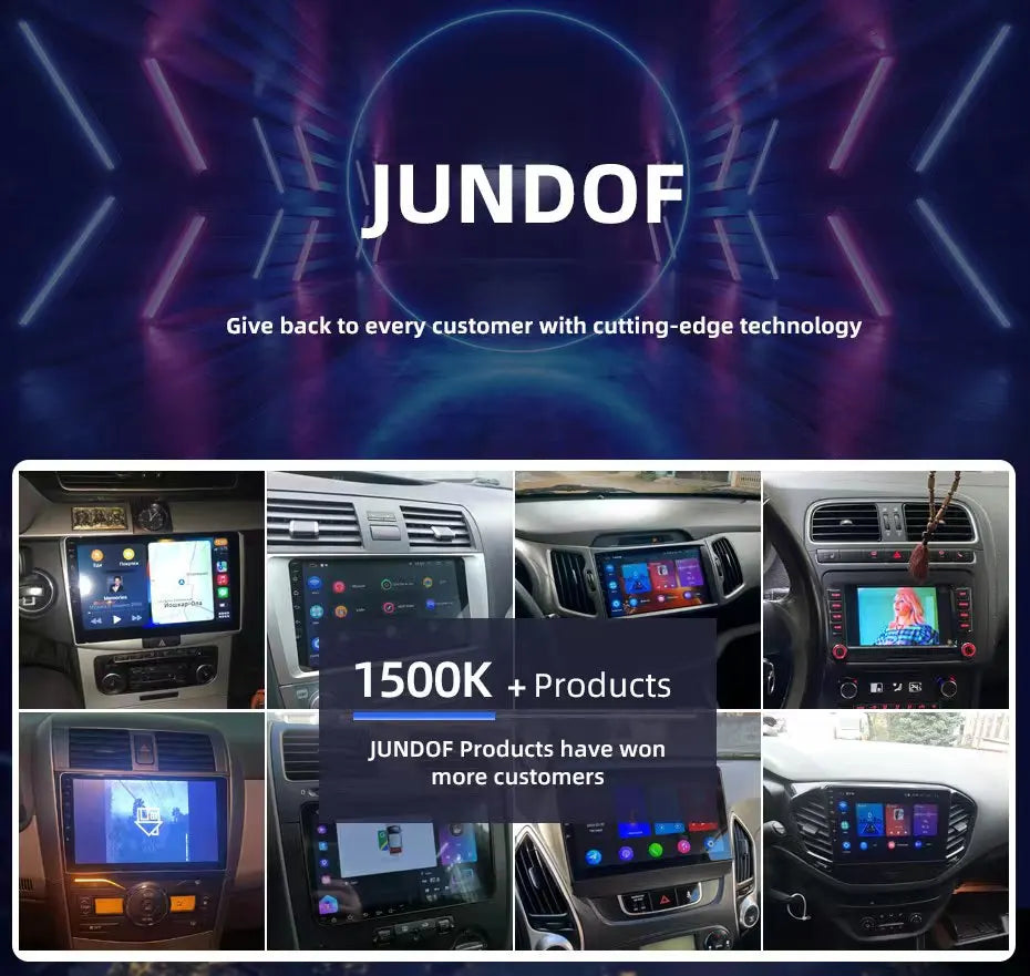 Jundof Car radio For Seat Leon 2 MK2 2005-2012 Carplay Android auto Qualcomm Car stereo Multimedia player 4G Wifi DSP 36EQ RHD