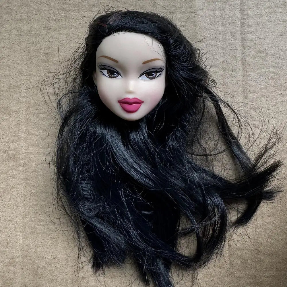2001 Version Original Brazz Doll Multi-Joint Movable Vintage Rare Face Doll Heads And Shoes Replacement Hand DIY Toy Accessories