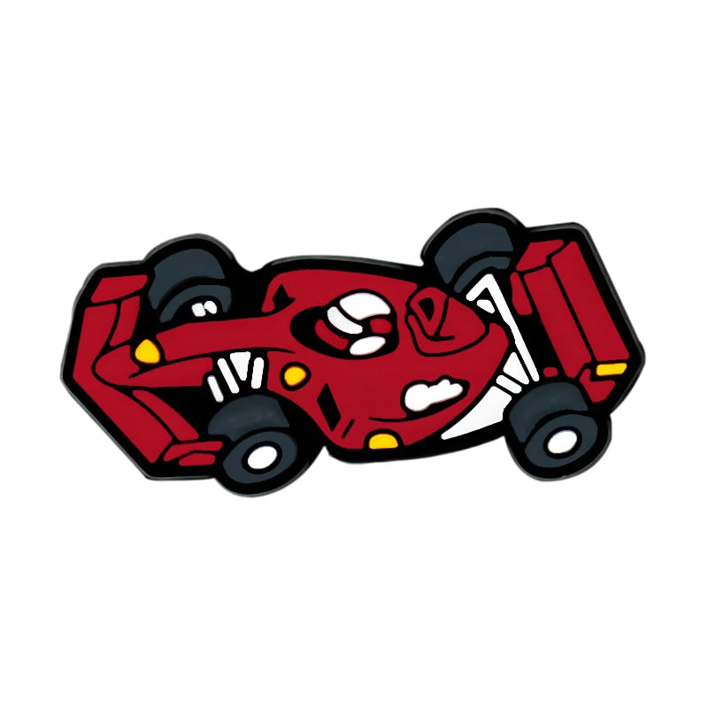 8PCS/Set Racing gasoline tires Croc Charms Bulk Theme Shoe Charms PVC Waterproof  DIY Shoe Accessories for Party Favors