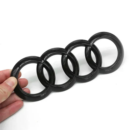 1Pcs ABS Car Front Hood Emblem Bonnet Logo Rear Trunk Badge For Audi A3 A4 A5 A6 A7 A1 A2 Q2 Q3 Q4 Q5 Q7 Q8 TT S3 S4 Car sticker