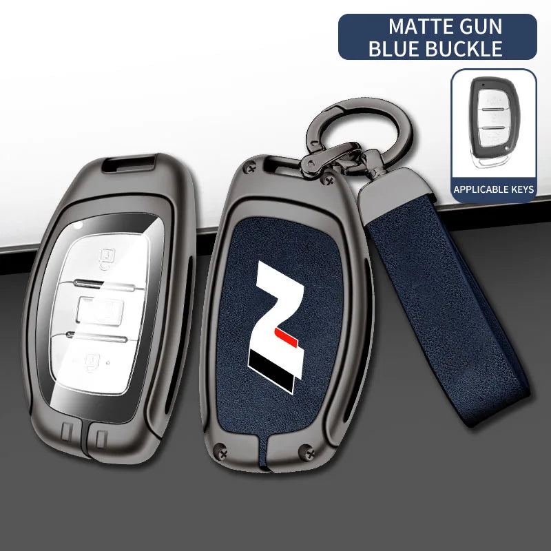 Modern High-End Hyundai Key Cover Suitable for N LINE N IX35 IX25 Tucson Sonata Car Key Case Luxury Design Vehicle Accessories