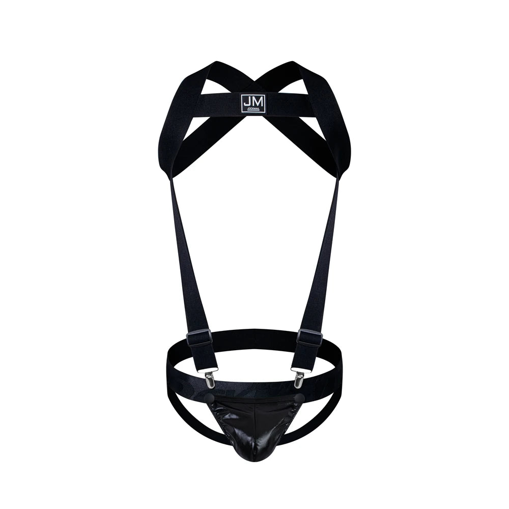 Detachable Split-type Sets Men Bodysuit Suspender Jumpsuits Jock Strap Harness Gay Underwear Jockstrap Removable Penis Pouch