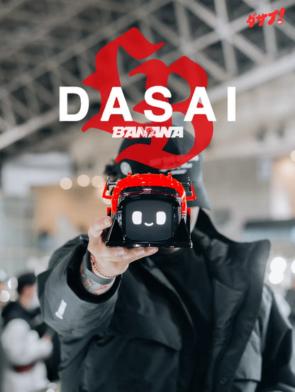 Dasai Genuine 3rd Generation Mochi Car Mounted Robot Universal Modification Of Car Mood Parts Jdm Voice Start Car Decoration