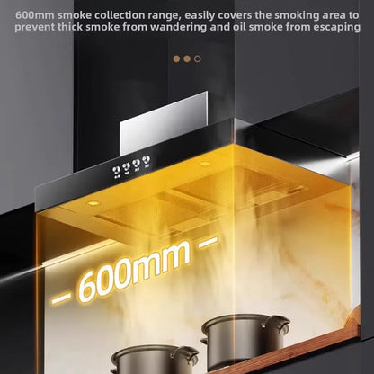 Mini range hood, top-mounted, 500/600mm wide, suitable for small apartments, small rental units.