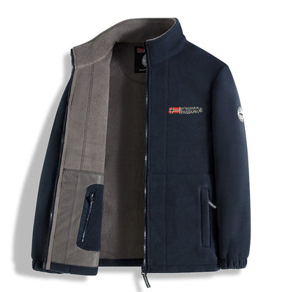 Brand New Winter Jacket For Men Thick Polar Fleece Outdoor Quality Design Warm Man Fashion Male Autumn Outwear