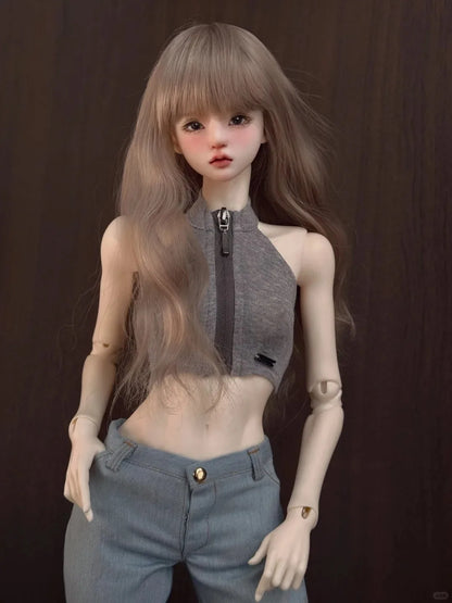 New SD BJD Doll 1/3 meigui  Beautiful Girl Delicate Makeup High Quality Resin Toy Birthday Gift Dolls Assembly free shipping