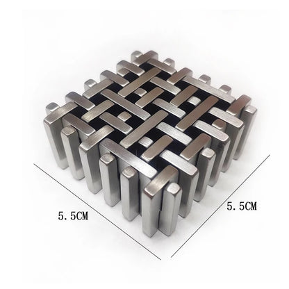 High Difficulty Level IQ Puzzles Brain Teaser Casse Tete Adulte Luban Lock Twelve Piece Educational Gifts Mind Challenges