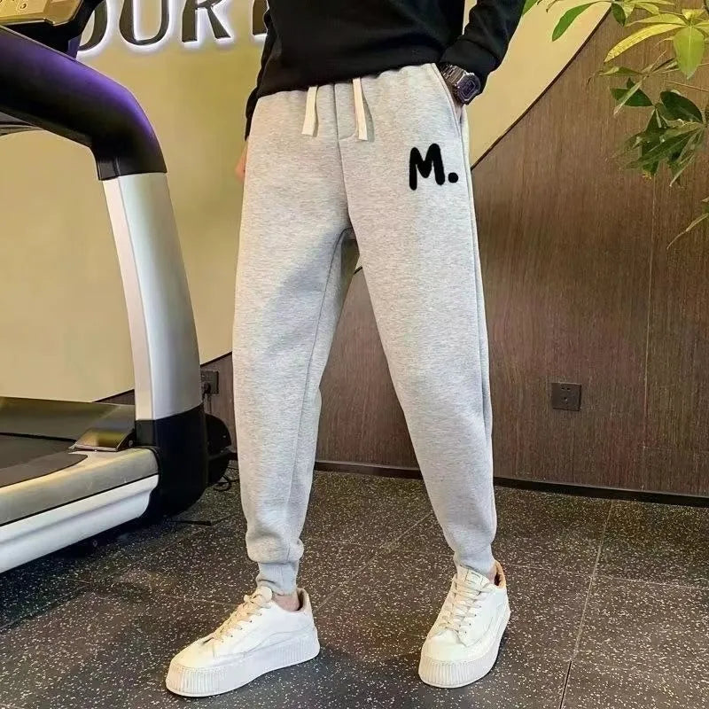 Trousers Gray Cotton Joggers Alphabet Man Sports Pants Essential Cool Comfortable Elegant Clearance Sale Y2k Sweatpants for Men