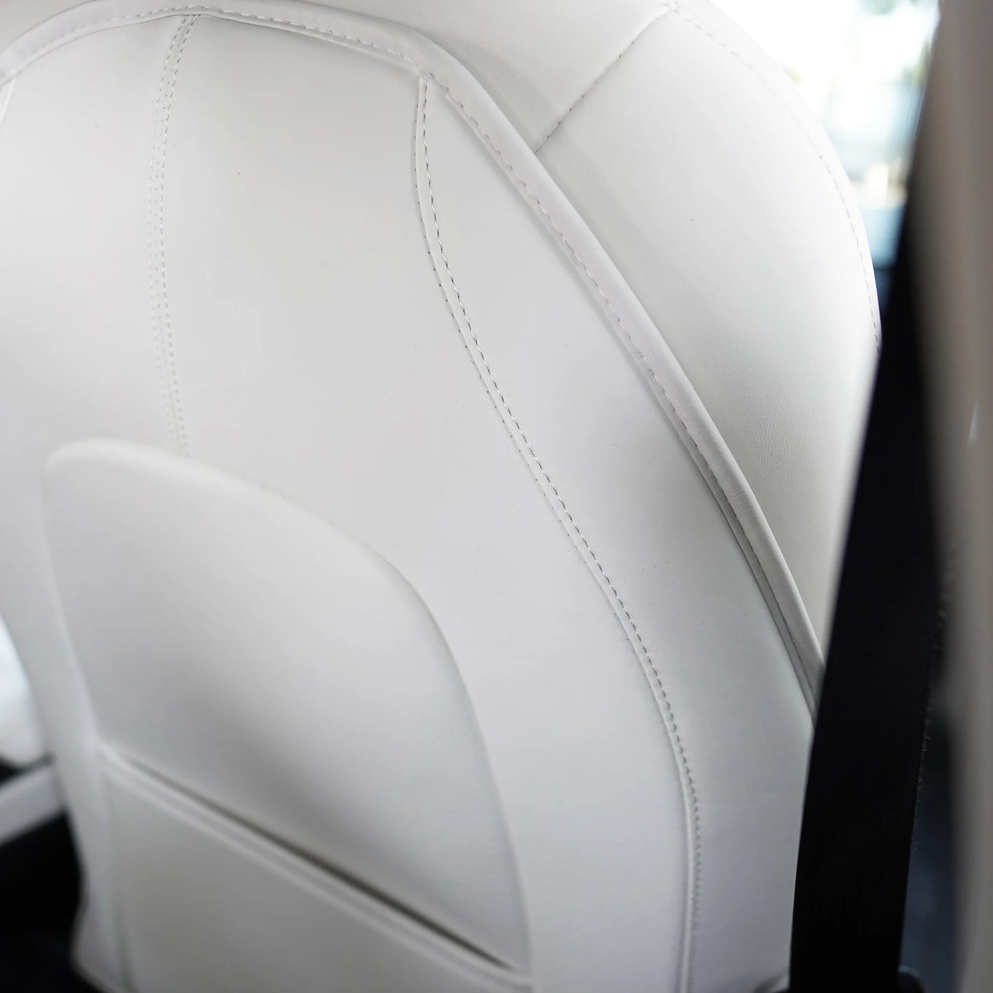 For Tesla Model 3 Model Y Seat Back Kick Protector Backseat Kick Mats for Kids Extra Organizer Pocket