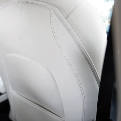 For Tesla Model 3 Model Y Seat Back Kick Protector Backseat Kick Mats for Kids Extra Organizer Pocket