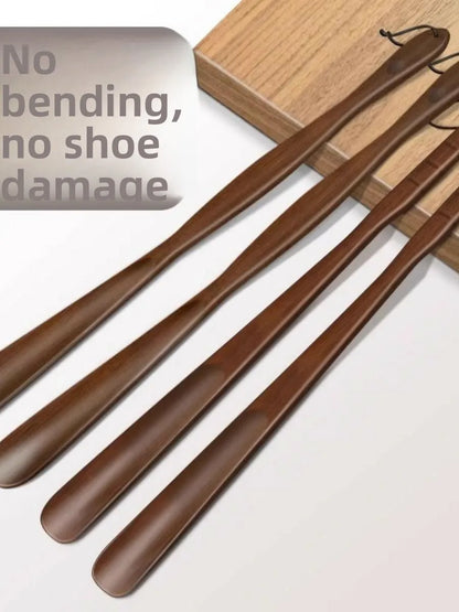 Long Handle Shoe Horn Elderly No Bending Waist Shoe Insertion Device Easy to Use Home Daily Shoe Care Tool Extended Length