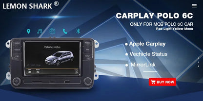 NONAME Carplay Car Radio Only For VW MQB POLO 6C/6R Support Vehicle Status Android Auto MIB Radio Mirrorlink New RCD330 RCD360