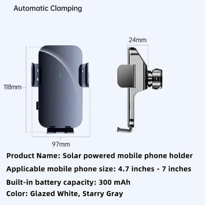 Car Phone Holder For Tesla Model3 2019-2022 Mount 2021-2024 Model Y Solar automatic clamping Car Phone Support Frame Accessories