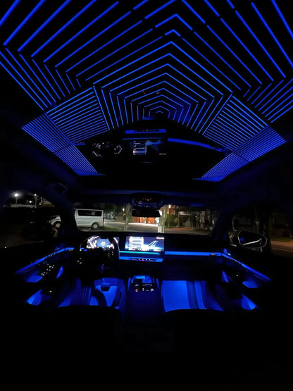 For BMW Only Neon Car Ambient Lights Full 213 Colors Streamer RGB LED Interior Hidden Ergonomic Strip For F10 F20 F30 G20 G30