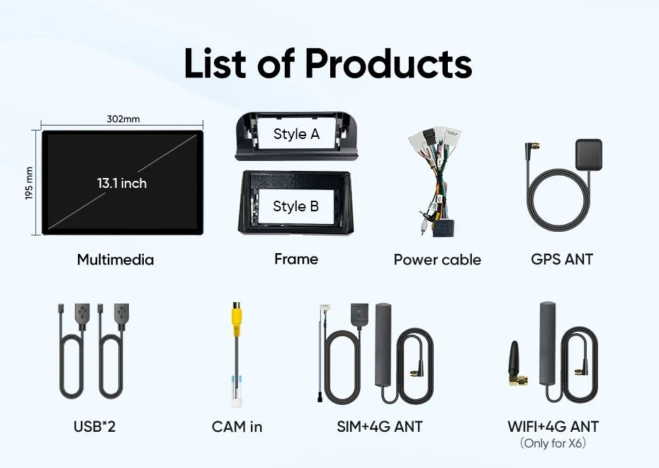 Ainavi 13.1 Inch For Toyota Corolla E210 2019 2020 2022 2023 2025 Car Radio Wireless Carplay Android Auto Car Multimedia Player