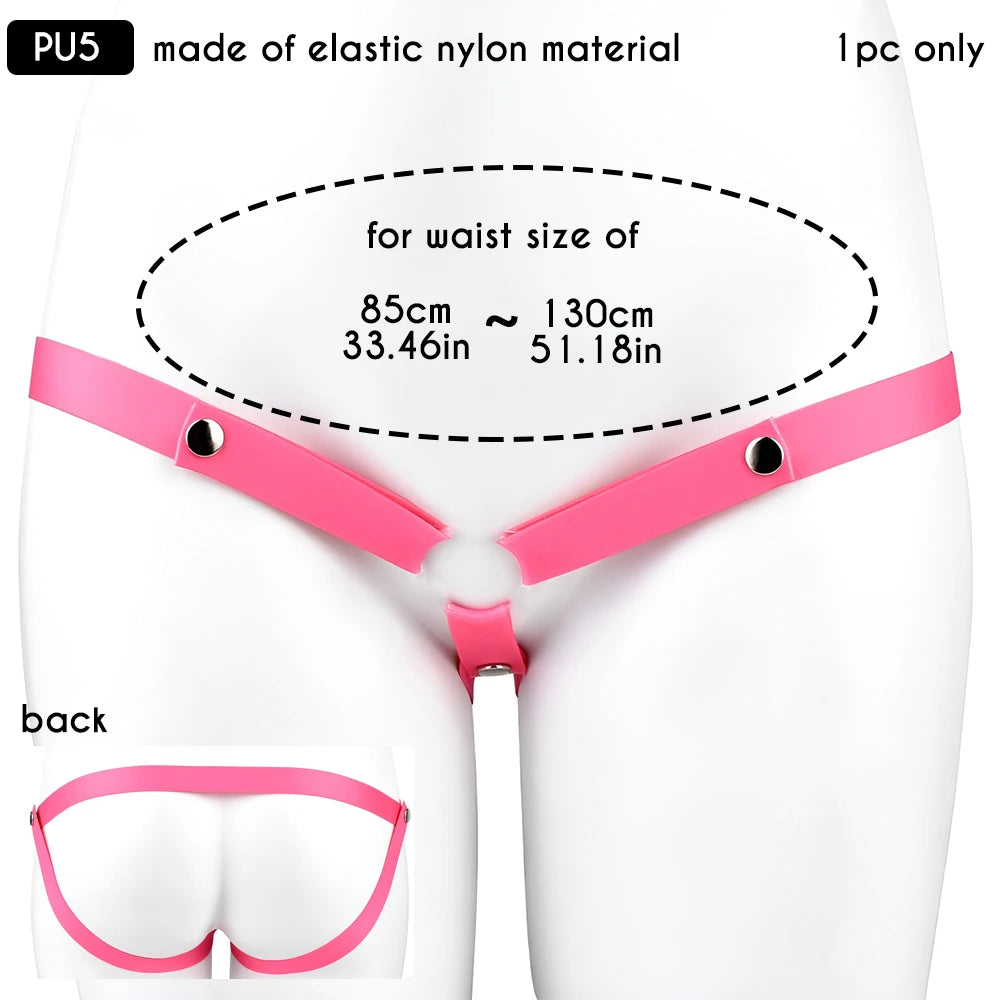 FRRK NO-More-Negative Flat Chastity Cage Attached with Silicone Skin Realistic Dildo For Men Penis Decoration BDSM Sex Products