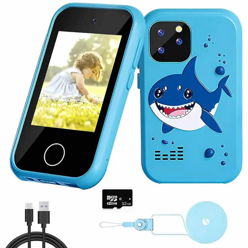 Kids Smart Phone MP3 Player Digital Camera Toys Touchscreen Unicorn Baby Mobile Educational Toys for Girls Boys Age 3-8
