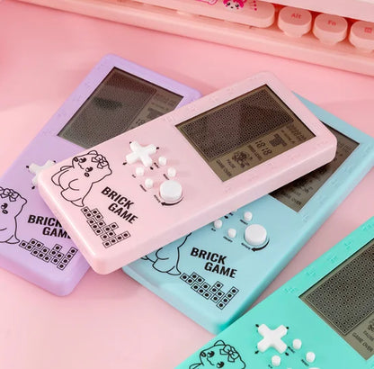 1/2/3PCS Cartoon Brick Game Handheld Console Big Size Retro Russian Block Game Portable Toy For Children Party Favor Present