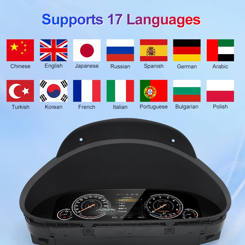 STWEI 2026 New Product Facroy Price Digital LCD Car Dashboard For BMW 3Series M3 E46 Instrument Cluster Panel Cockpit