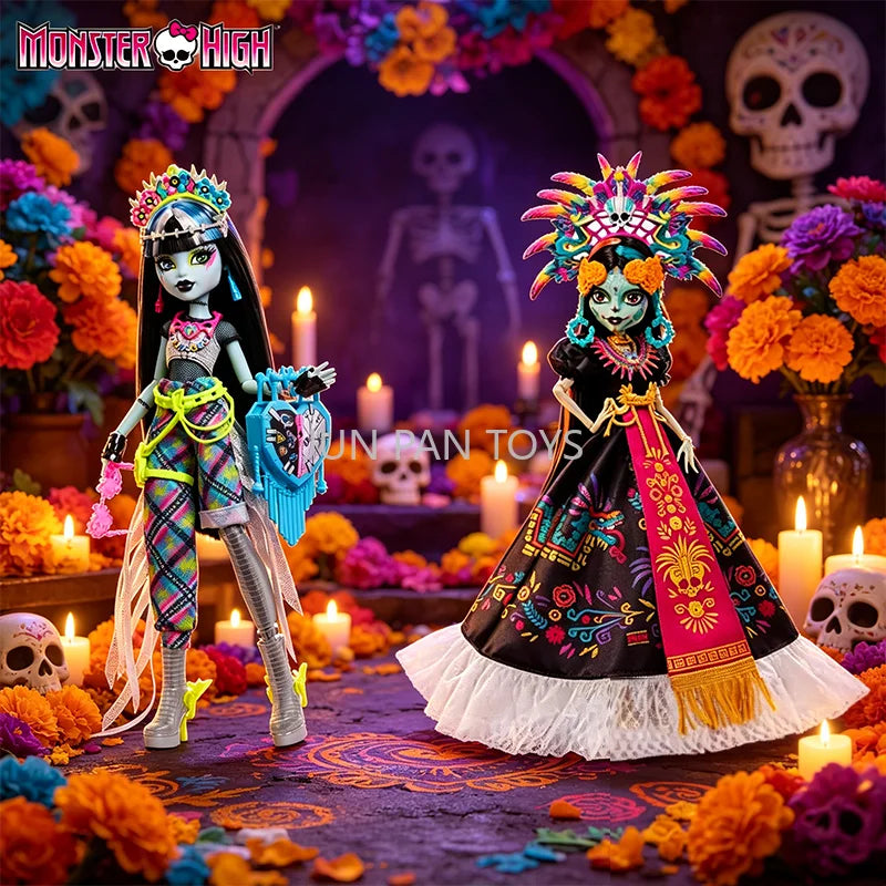 Original Monster High Fest Scary Sweet Birthday Prom Party Secrets Garden Wednesday Addams Collectible Fashion Doll Kid Gift Toy