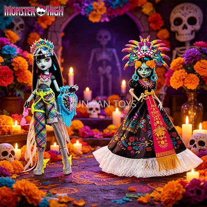 Original Monster High Fest Scary Sweet Birthday Prom Party Secrets Garden Wednesday Addams Collectible Fashion Doll Kid Gift Toy