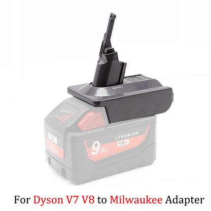Adapter for Makita/Dewalt/Milwauke 18V Lithium Battery Converter To For Dyson V6 V7 V8 Series Vacuum Cleaner Tool DC58/SV11/SV10