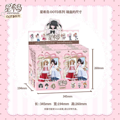 Genuine Syncyland Ootd Series Special 1/6 Action Figure Bjd Blind Box Cute Anime Character Model Decoration Collectible Toy Gift