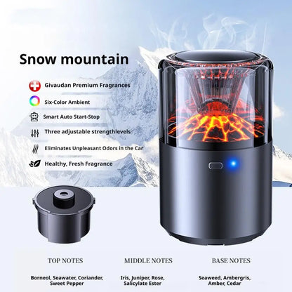 Luxury Car Perfume For Men Electric Aromatherapy Diffuser Odor Eliminator Smart Mist Spray Car Interior Decor Accessories Gift