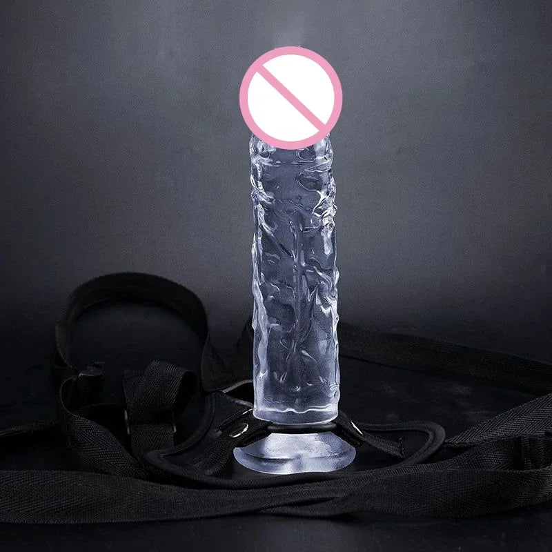 Wearable Strapon Penis for Lesbian G Spot Erotic Stimulator Adult Standard Size Panties Strap on Dildo Pants Sex Toys for Women