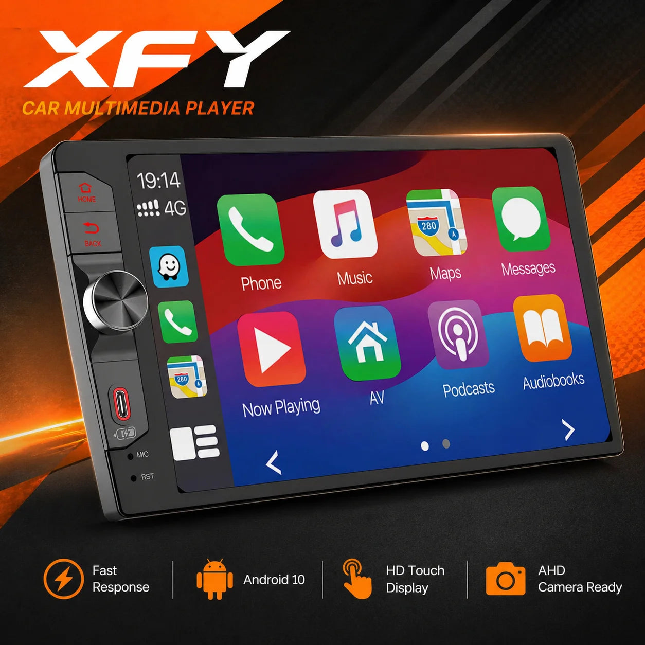 Universal 9/10 inch Android 10 2Din Car Radio Autoradio Android Car Radio GPS Central Multimedia Smart Car Stere Androidauto NEW