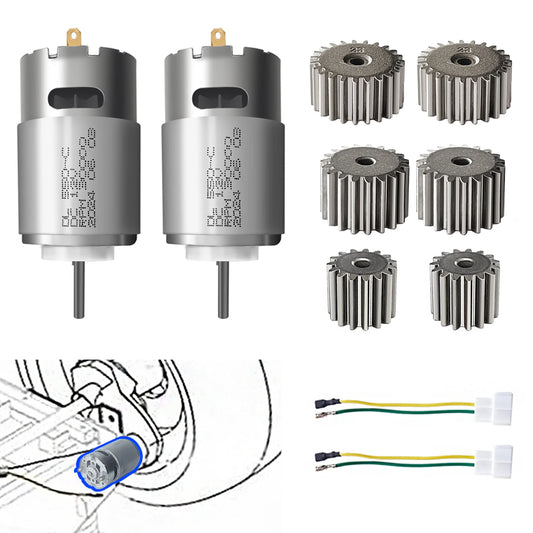 2PCS 15T 19T 23T Teeth 12V 24V RS550 RS555 Children Electric Ride on Car Vehicle High speed DC Motor Engine Upgrade Accessories